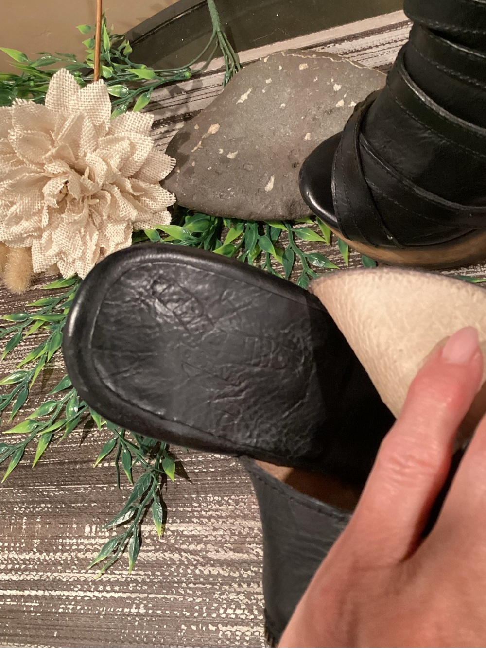 Freebird by Steven Black Strappy Peep-Toe Ankle Booties - Picture 6 of 6
